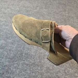 BA&SHSuede Studded‎ Accents Mules Size 40 9.5